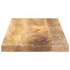 vidaXL Tablero de mesa rectangular madera maciza mango 90x30x2,5 cm