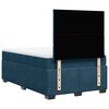 vidaXL Cama box spring con colch&oacute;n terciopelo azul 120x190 cm