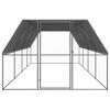 vidaXL Jaula gallinero de acero galvanizado 3x8x2 m