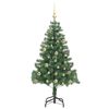 vidaXL &Aacute;rbol de Navidad con 150 LED con soporte Verde 150 cm PVC