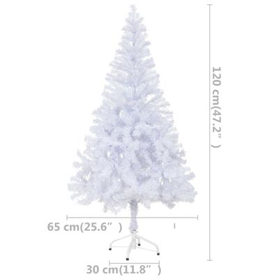 vidaXL Árbol de Navidad artificial con LEDs y soporte 120 cm 230 ramas