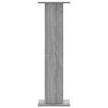 vidaXL Soportes altavoces 2 uds madera gris Sonoma 30x30x95 cm
