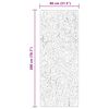 vidaXL Alfombras de &aacute;rea HUARTE Marr&oacute;n 200 x 80 cm Poli&eacute;ster
