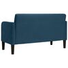 vidaXL Sof&aacute; Loveseat Terciopelo Azul 109 cm