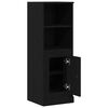 vidaXL Buffet Roble Negro 36 x 35.5 x 103.5 cm Madera contrachapada
