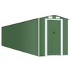 vidaXL Cobertizo de jard&iacute;n acero galvanizado verde 192x1021x223 cm