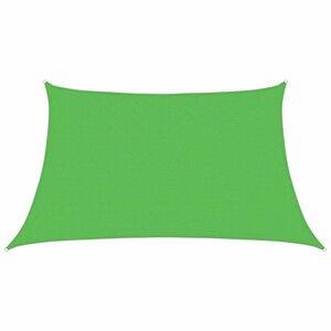 vidaXL Toldo de vela HDPE verde claro 160 g/m&sup2; 3/4x2 m