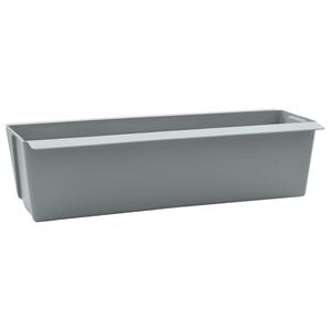 vidaXL Cajas de flores para palets Euro 24 pcs Gris claro