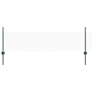 vidaXL Valla hexagonal con poste 100 x 0,5 m Acero recubierto de PVC