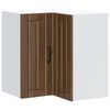 vidaXL Mueble de cocina esquina pared Lucca roble marr&oacute;n