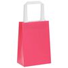 vidaXL Bolsas de papel con asas 50 uds rosa 15x8x21 cm