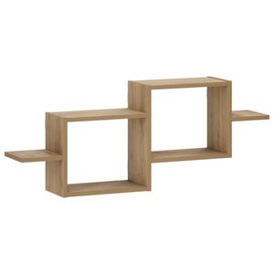 vidaXL Estante de pared Roble artisan 95 x 17 x 37 cm