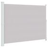 vidaXL Toldo lateral retr&aacute;ctil para patio gris 220x300 cm