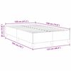 vidaXL Cama tipo Box Spring Gris oscuro 120 x 190 cm Terciopelo
