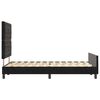 vidaXL Cama tipo Box Spring con cabecera Negro 120 x 200 cm Terciopelo