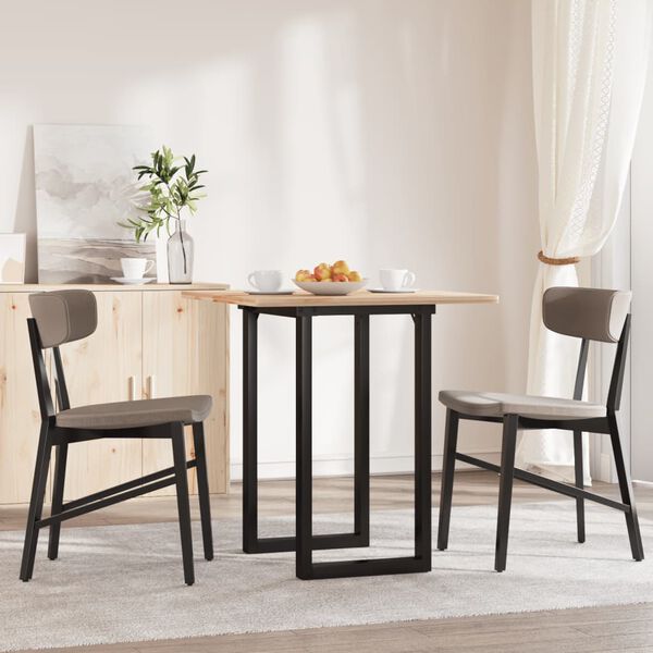 vidaXL Patas de mesa de comedor estructura O acero 60x50x73 cm