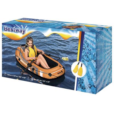 Bestway Juego de bote inflable Kondor 1000 Set 155x93 cm