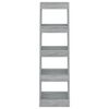 vidaXL Estanter&iacute;a/divisor de espacios gris Sonoma 40x30x135 cm