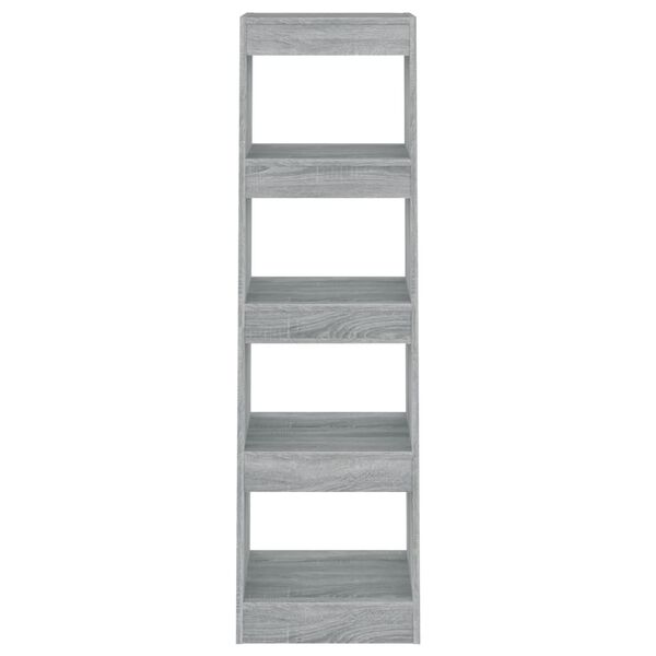 vidaXL Estanter&iacute;a/divisor de espacios gris Sonoma 40x30x135 cm