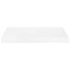 vidaXL Estante flotante de pared blanco brillante MDF 50x23x3,8 cm