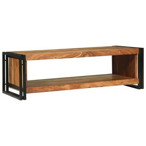 vidaXL Mesa de Caf&eacute; Marr&oacute;n 120 x 50 x 38 cm Madera de Acacia S&oacute;lida