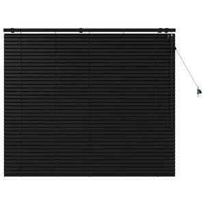 vidaXL Persiana veneciana Negro 135 x 130 cm 35 mm