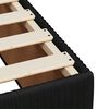 vidaXL Cama box spring con colch&oacute;n terciopelo negro 180x200 cm