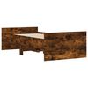 vidaXL Estructura de cama con cajones roble ahumado 90x190 cm