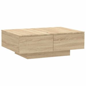vidaXL Mesa de centro madera contrachapada color roble 90x60x31 cm