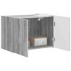 vidaXL Mueble de TV Montado en la Pared Gris Sonoma 59,5 x 31 x 40 cm