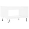 vidaXL Mesa de centro madera de ingeniería blanca 60x50x40 cm