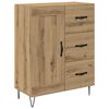 vidaXL Aparador Roble artisan 69,5 x 34 x 90 cm Madera de ingenier&iacute;a