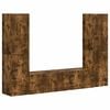 vidaXL Conjunto de mueble de TV 6 uds. Roble Ahumado