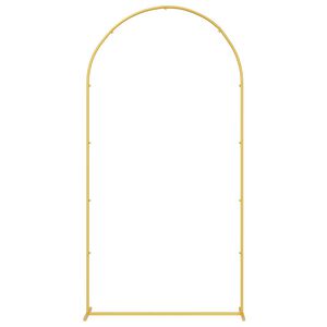 vidaXL Arco de Boda Dorado 100 x 39 x 200 cm Acero
