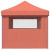 vidaXL Carpa de Fiesta Terracota 292 x 440 x 315 cm Tela Oxford