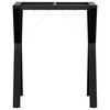 vidaXL Patas de mesa de comedor estructura Y acero 60x50x73 cm