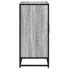 vidaXL Aparador de madera de ingenier&iacute;a gris Sonoma 92x35x76 cm