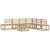 vidaXL Conjunto de sof&aacute;s de exterior 7 Pieza Blanco