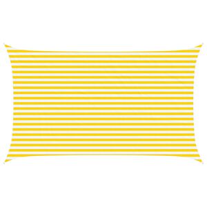 vidaXL Toldo Vela de Sombra Amarillo y 5 x 3 m 100% Poli&eacute;ster Oxford