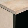 vidaXL Armario de Noche Beige 50 x 33 x 62 cm Madera maciza de Acacia