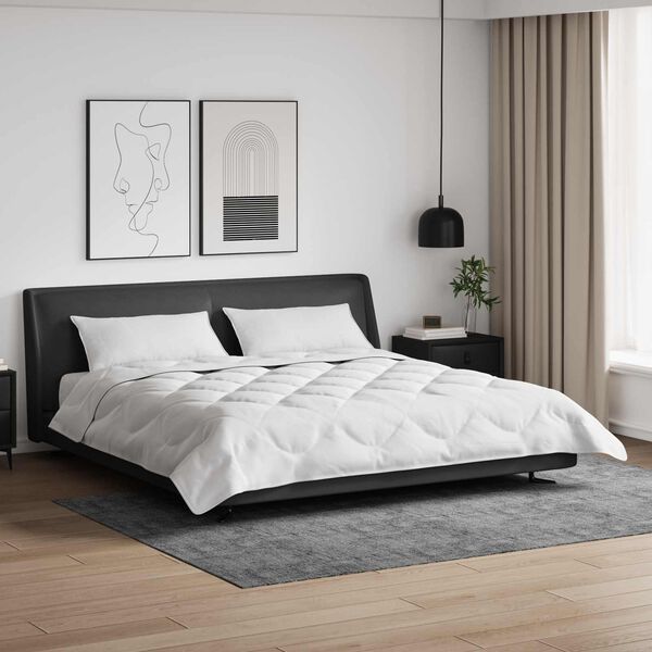 vidaXL Edred&oacute;n con almohada 3 pcs Microfibra