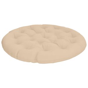 vidaXL Coj&iacute;n para Silla Papasan VIANEN 100% Poli&eacute;ster Crema