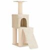 vidaXL &Aacute;rbol para gatos con postes de sisal Crema 146 cm