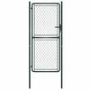 vidaXL Puerta de jard&iacute;n de acero 100 x 175 cm verde
