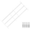 vidaXL Reja de Seguridad para Ventanas con 3 Barandas 63-114 cm