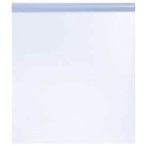 vidaXL L&aacute;mina de ventana esmerilada PVC gris 45x500 cm
