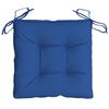 vidaXL Cojines de silla de jard&iacute;n 4 uds tela Oxford azul 40x40x7 cm