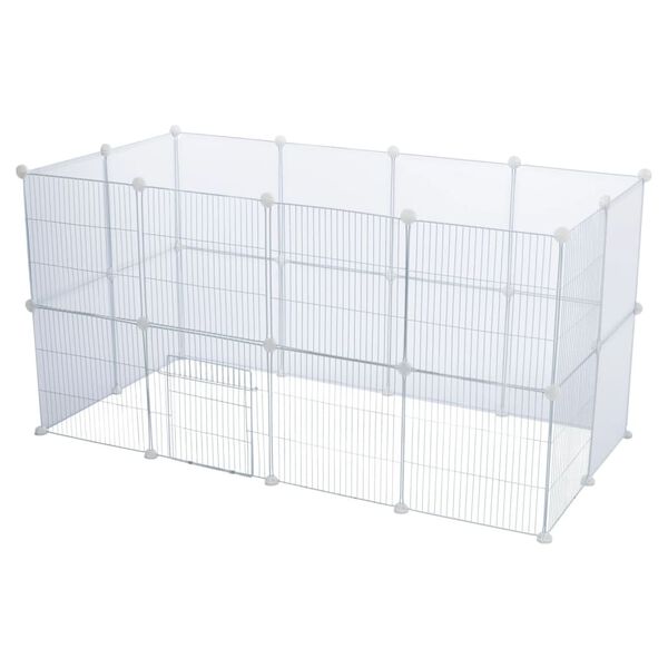 TRIXIE Recinto cerrado para roedores blanco 140x35x70 cm