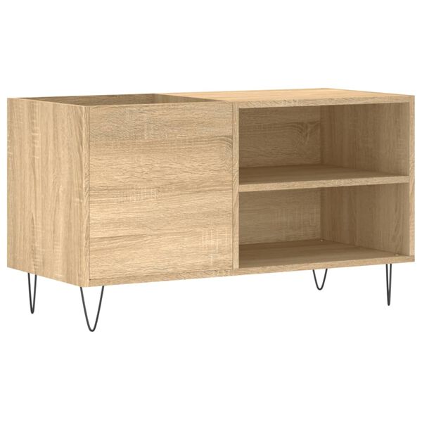 vidaXL Mueble de discos madera de ingeniería roble Sonoma 85x38x48 cm