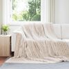 vidaXL Mantitas de Sof&aacute; 6 pcs Beige 240 x 220 cm Lana